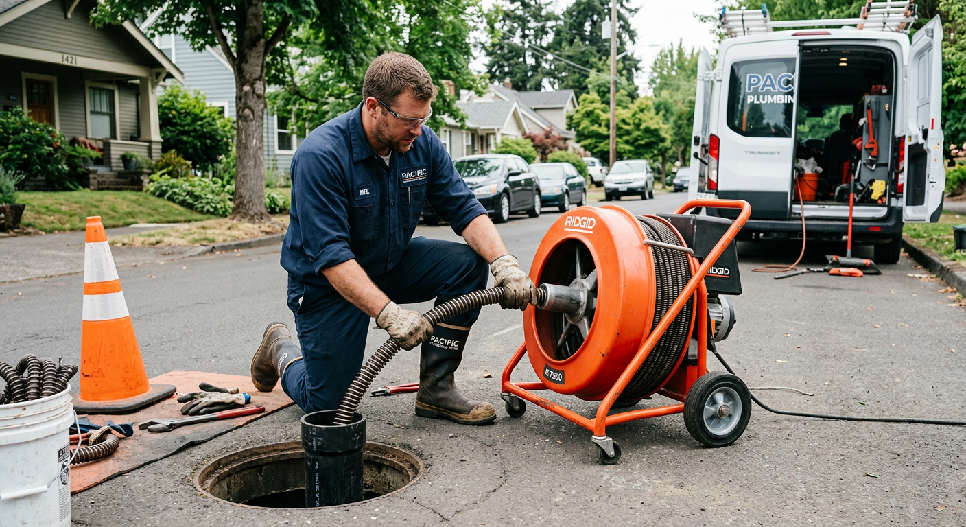 Dégorgement de canalisation principale enterrée à Chatou 95