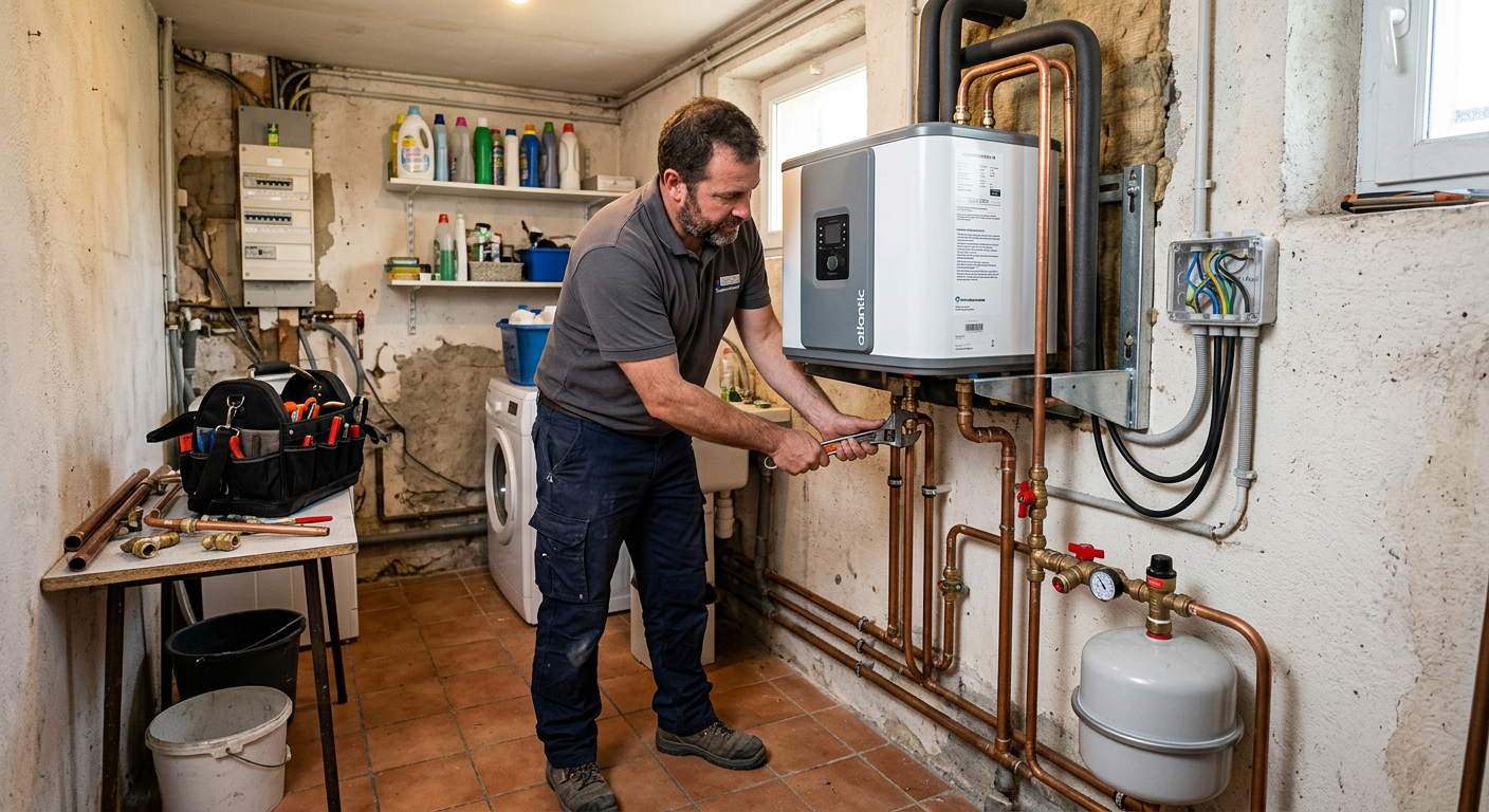 Installation de chauffe-eau thermodynamique par un plombier à Chatou 78